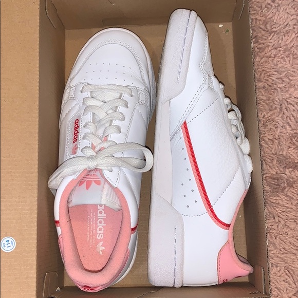 pink adidas continental